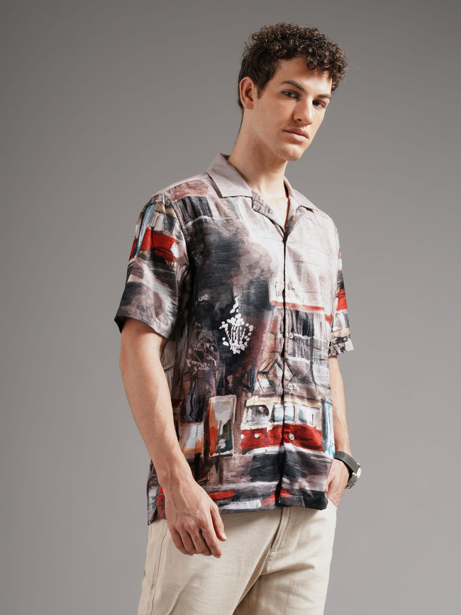 Men Multi Casual Printed Shirt