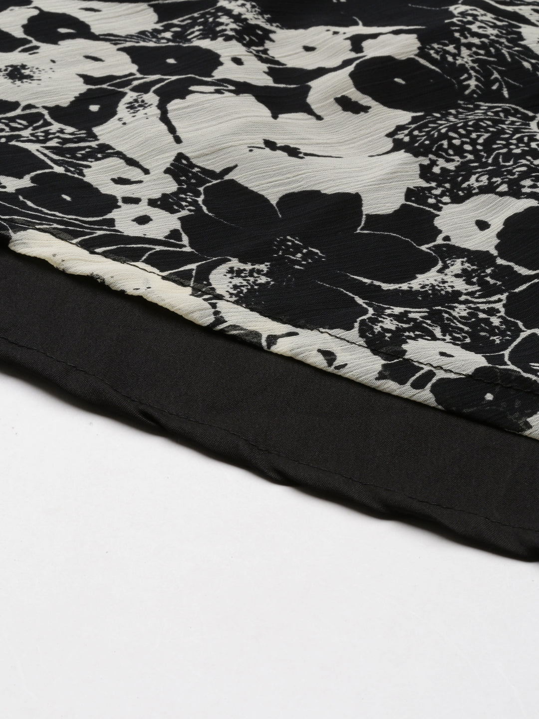 Women Floral Woven Maxi Chiffon Dress