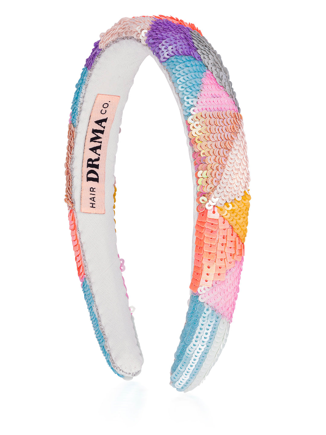 Women Pastel Camouflage Puff Hair Band