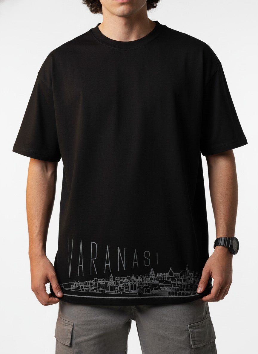 Men Printed Cotton Oversized T-Shirt