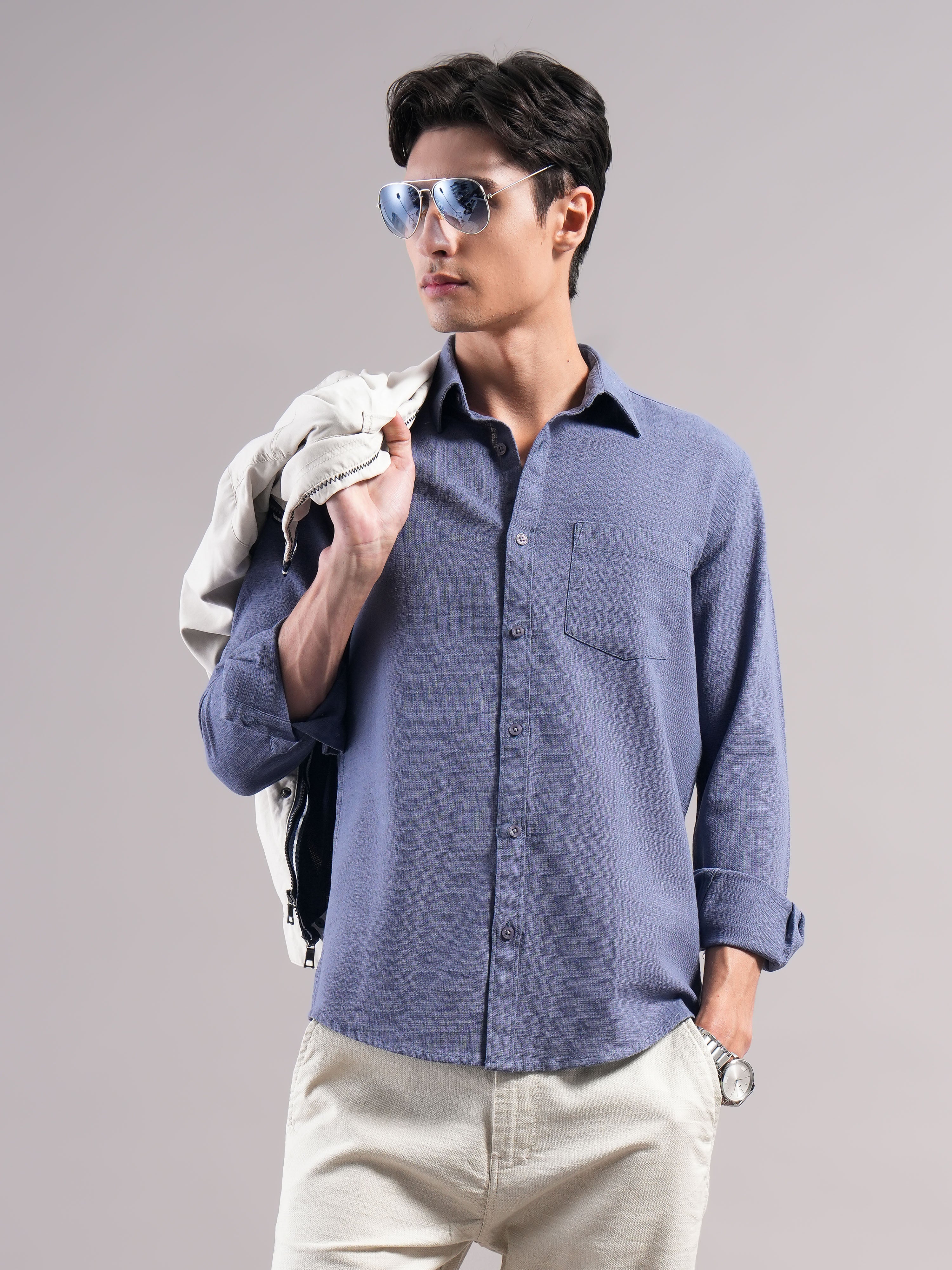 Men Organic Cotton Solid Shirts