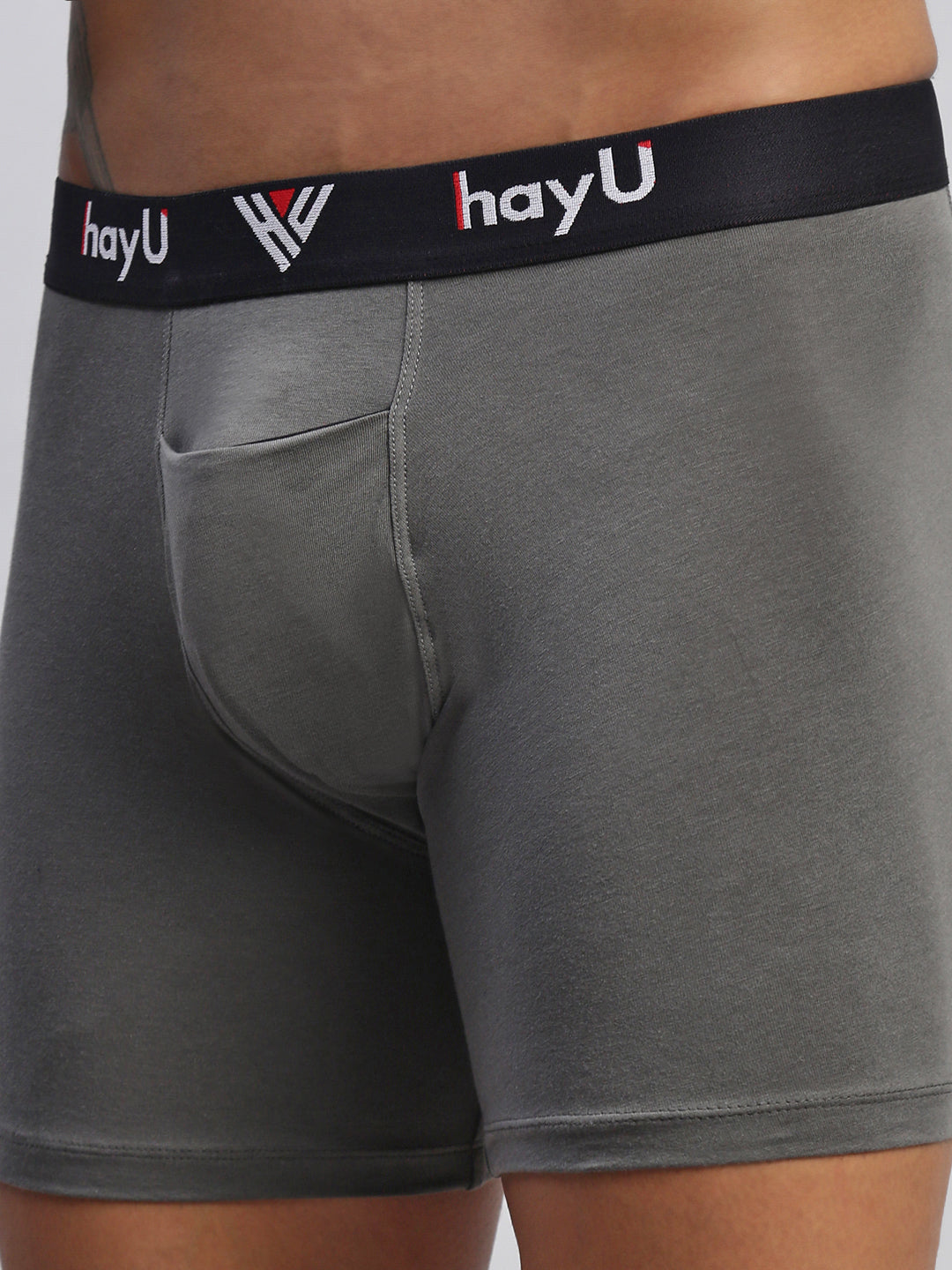 Men Grey Boxer Briefs