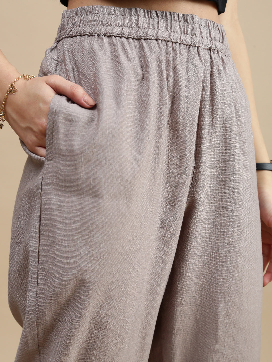 Women Copper Festive Pants