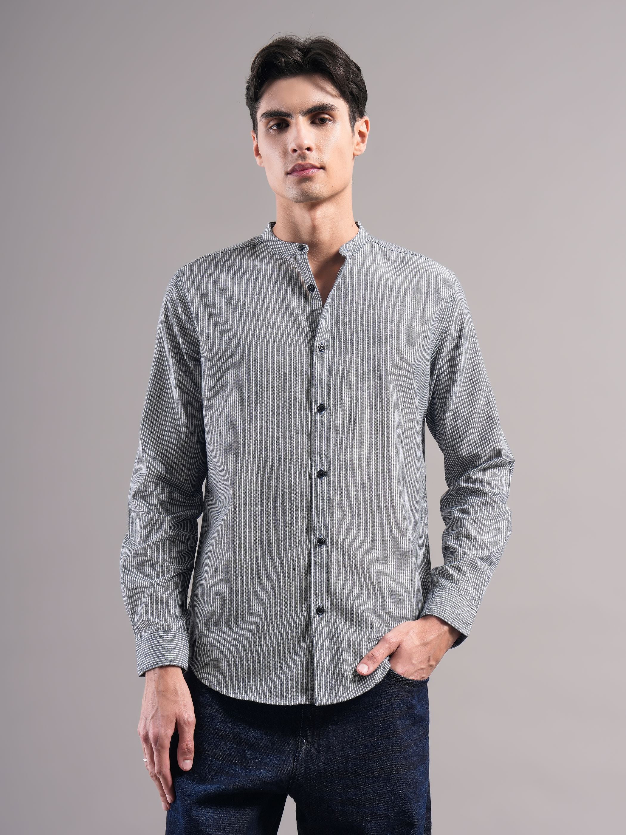 Men Black Casual Shirt