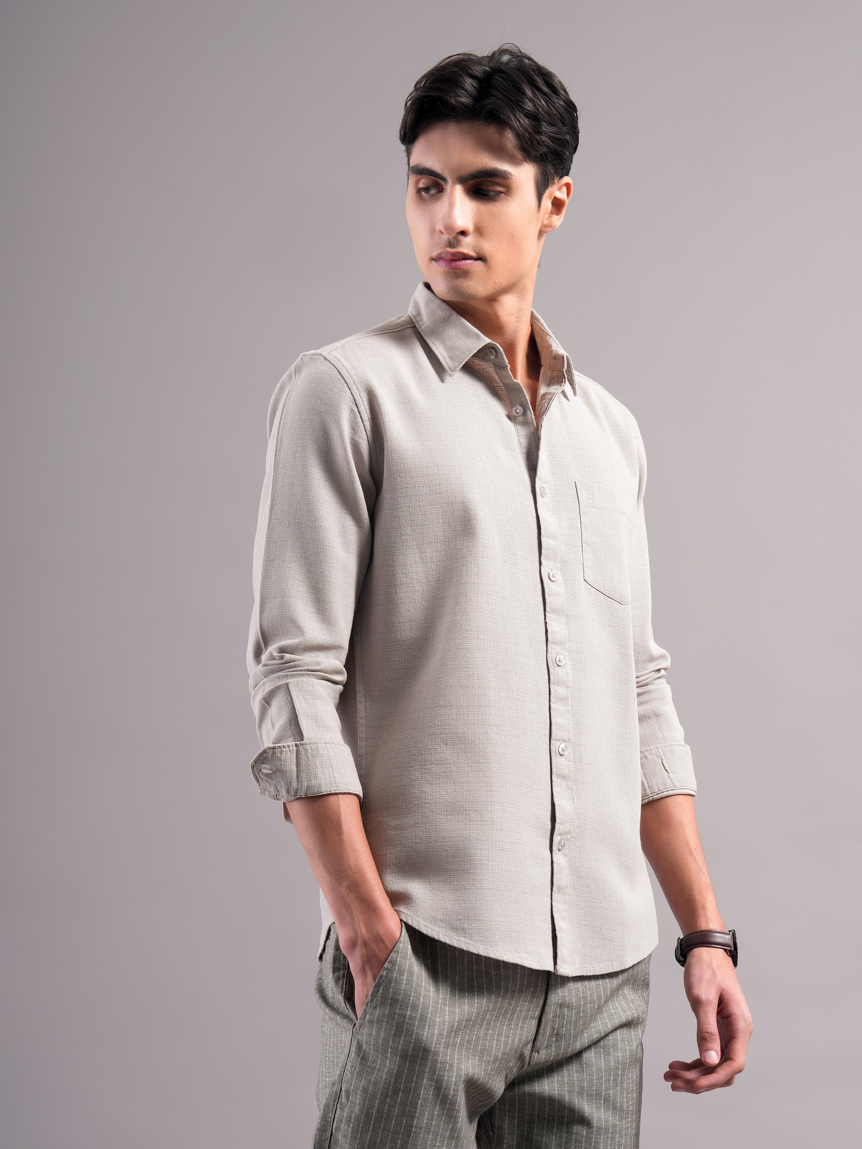 Men Organic Cotton Solid Shirts