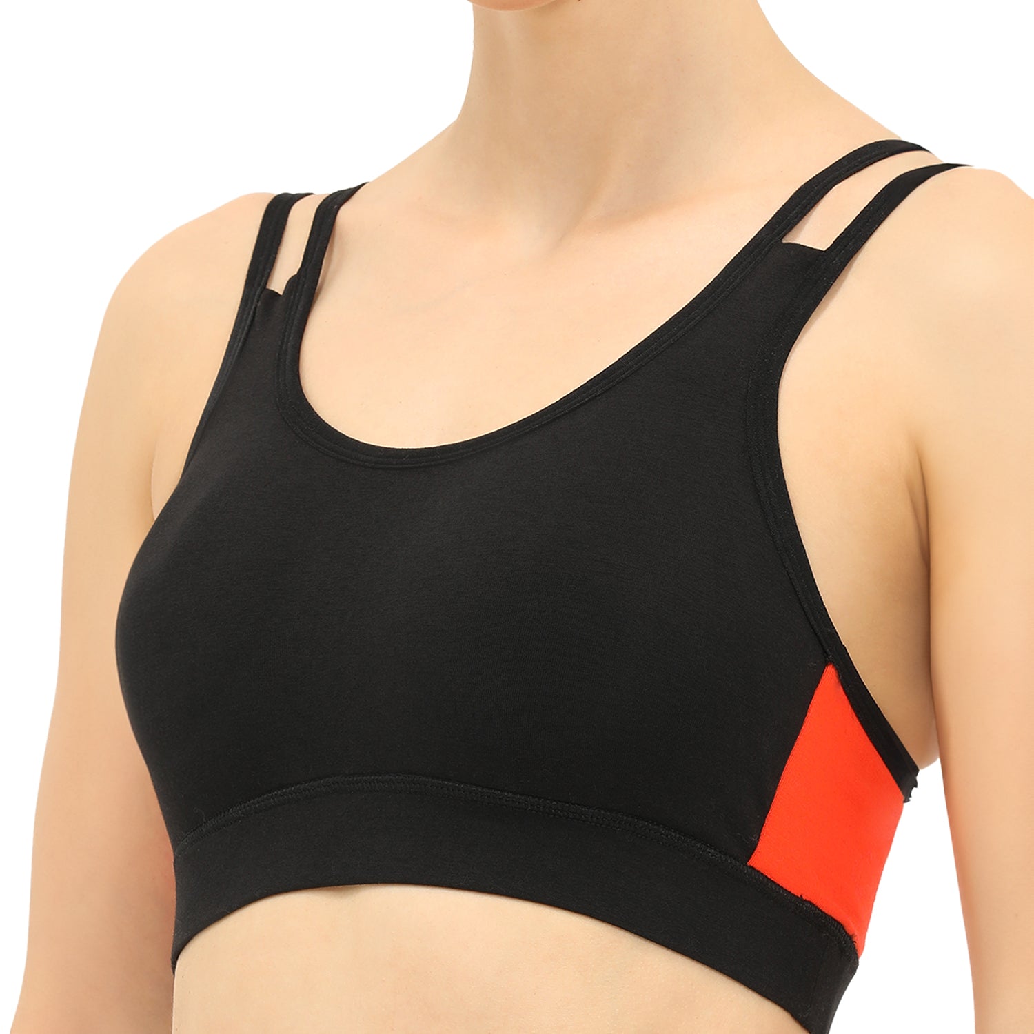 Padded Non-Wired Full Coverage Sports Bra
