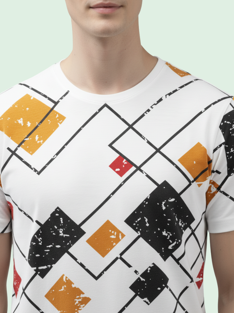 Men All-Over Cotton T-Shirt