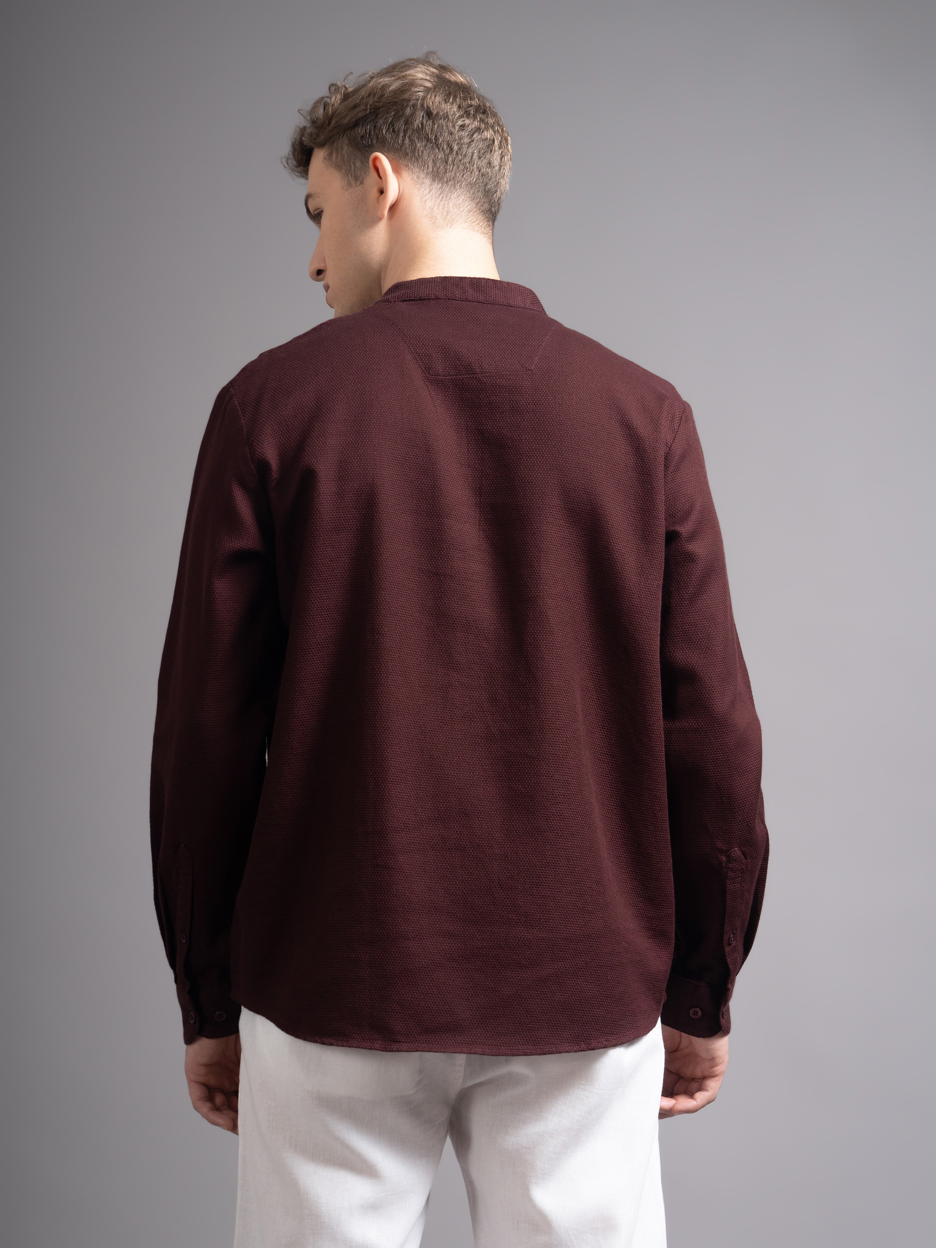 Men Copper Kurta Shirt
