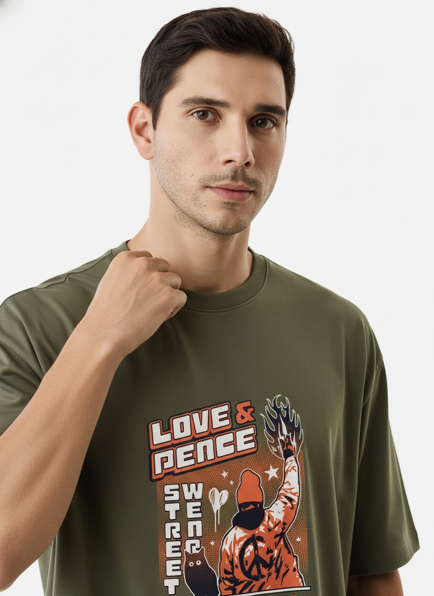 Men Oversized Cotton T-Shirt