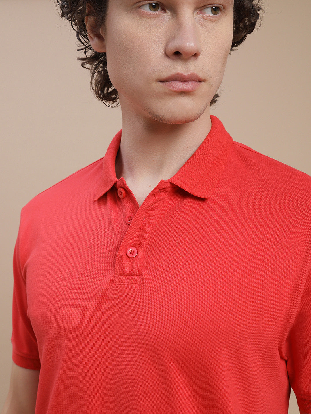 Men Red Regular Fit T-Shirt