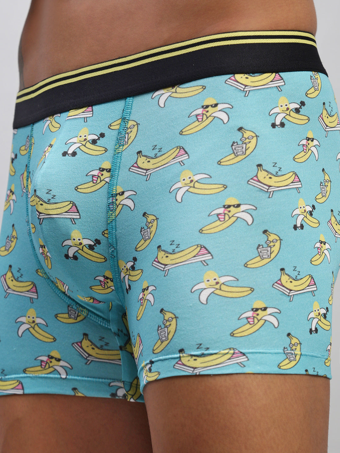 Men Banana Modal Printed Trunks