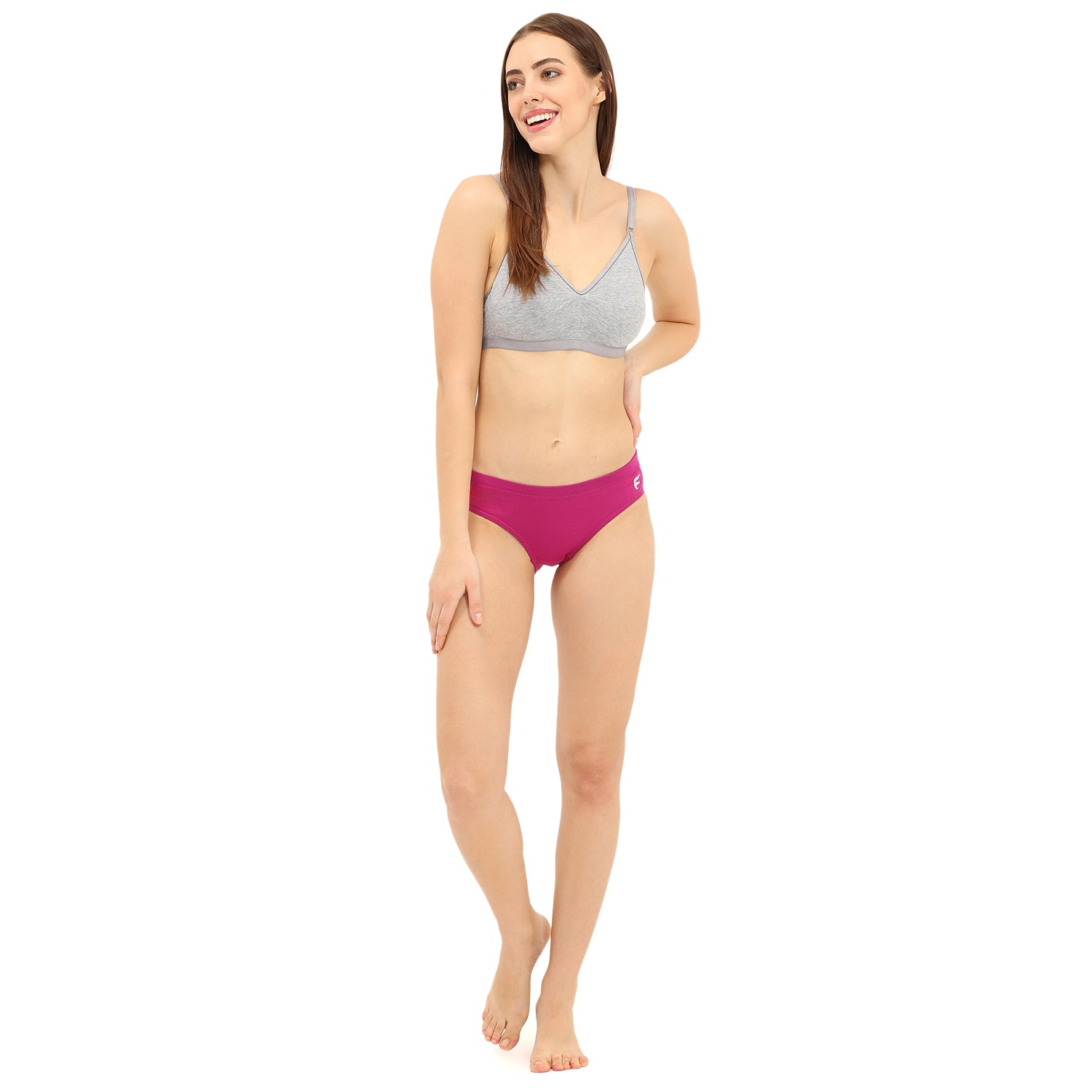 Medium Rise 3/4th Coverage Hipster Panty Pack Of 3