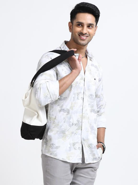 Men Premium Printed Casual Shirt