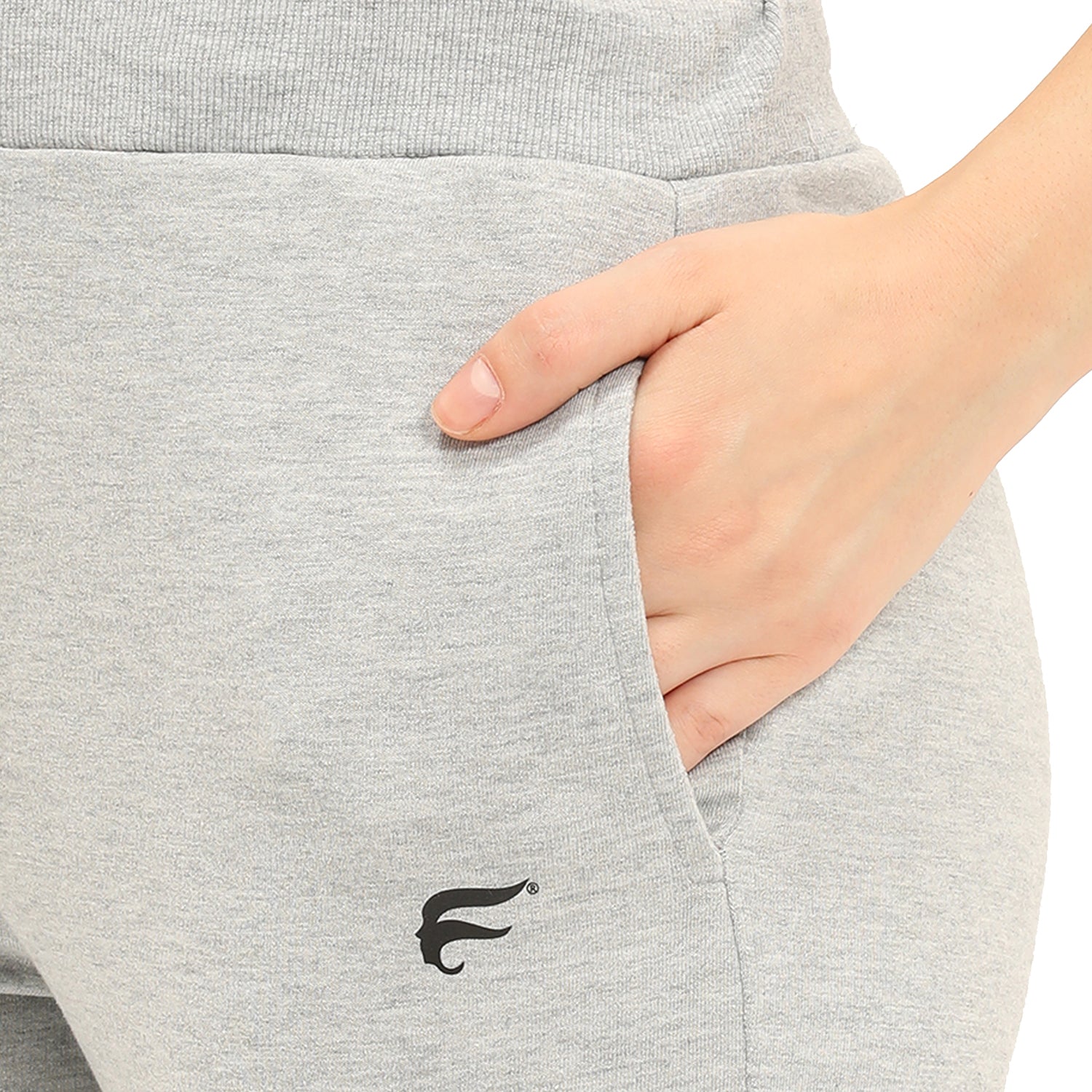 Women Grey Ankle Length Track Pant