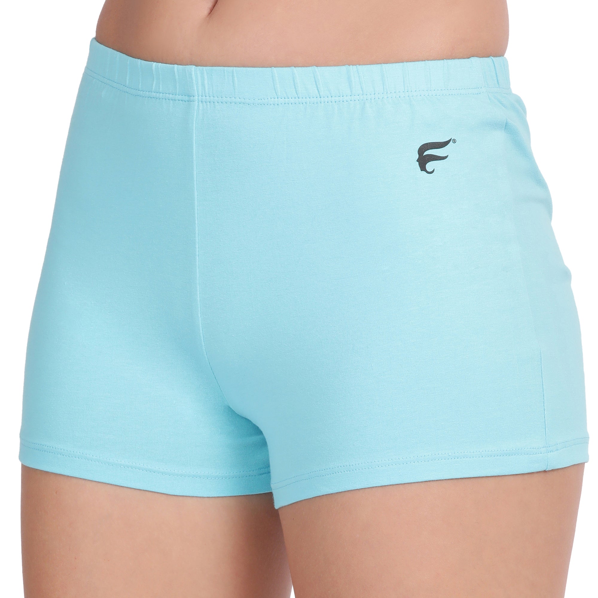 Women Blue Basic Underskirt Shorts