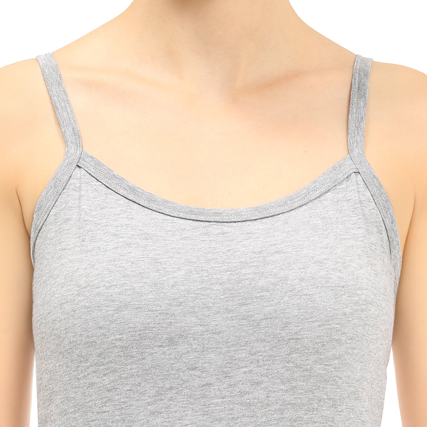 Regular Fit Round Neck Short Length Basic Camisole