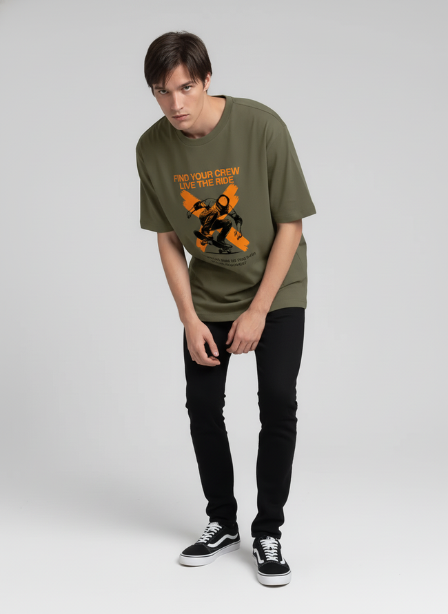 Men Oversized Cotton T-Shirt