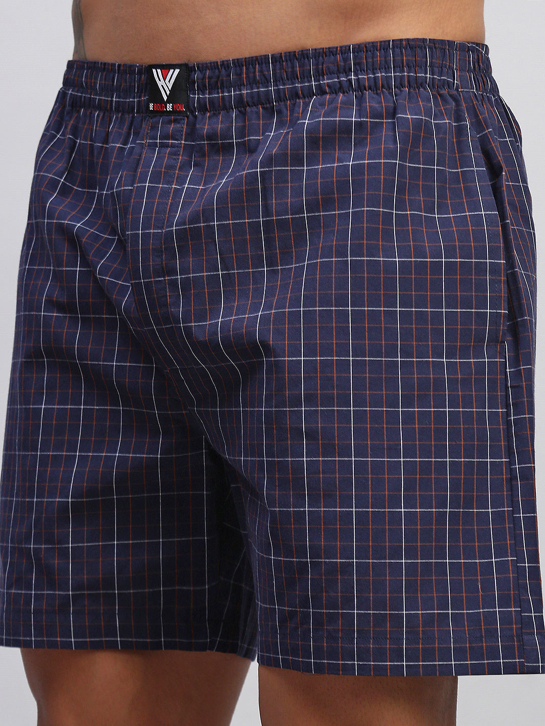 Men Striped Cotton Boxer Shorts