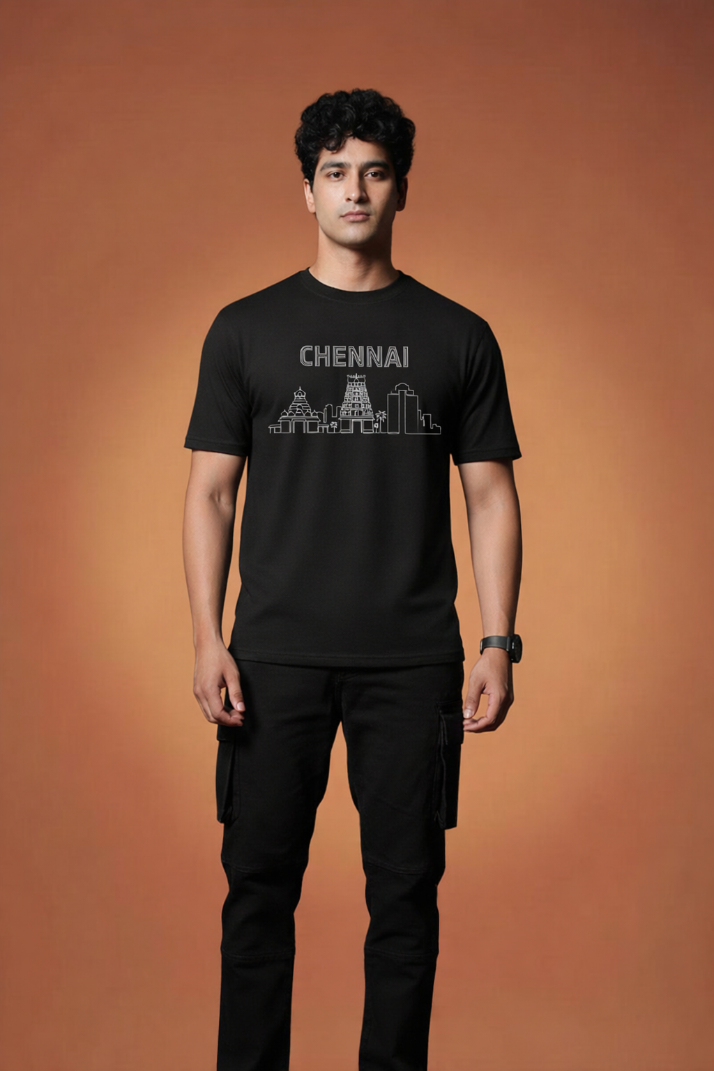 Men Printed Regular Cotton T-Shirt