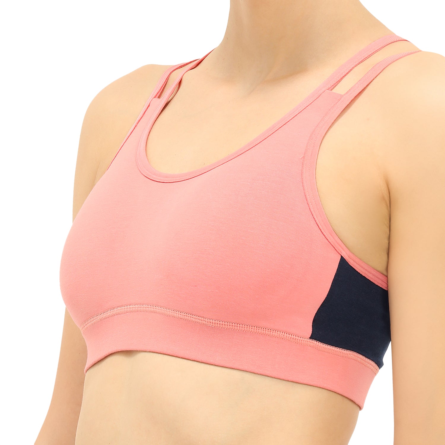 Padded Non-Wired Full Coverage Sports Bra