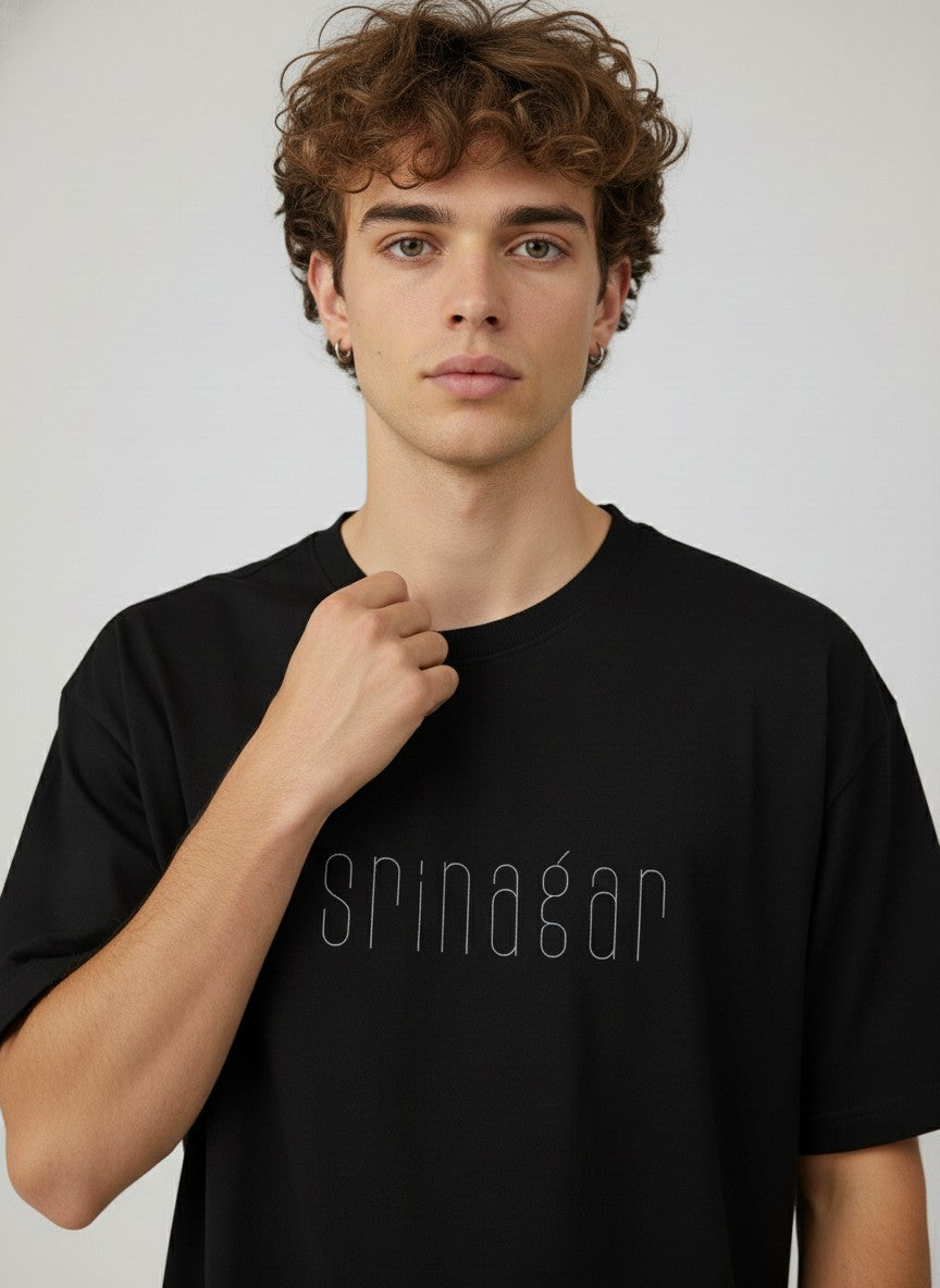 Men Printed Cotton Oversized T-Shirt