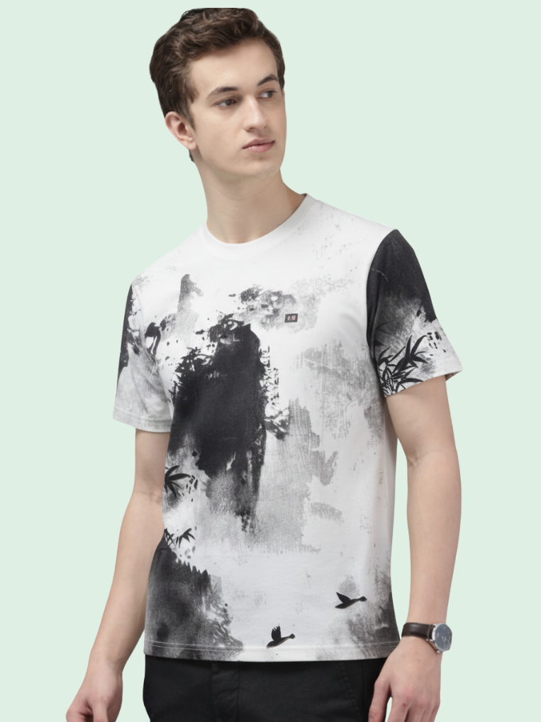 Men All-Over Cotton T-Shirt