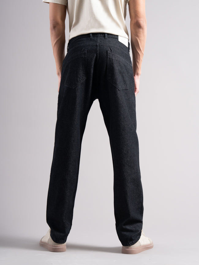 Men Black Regular Fit Jeans