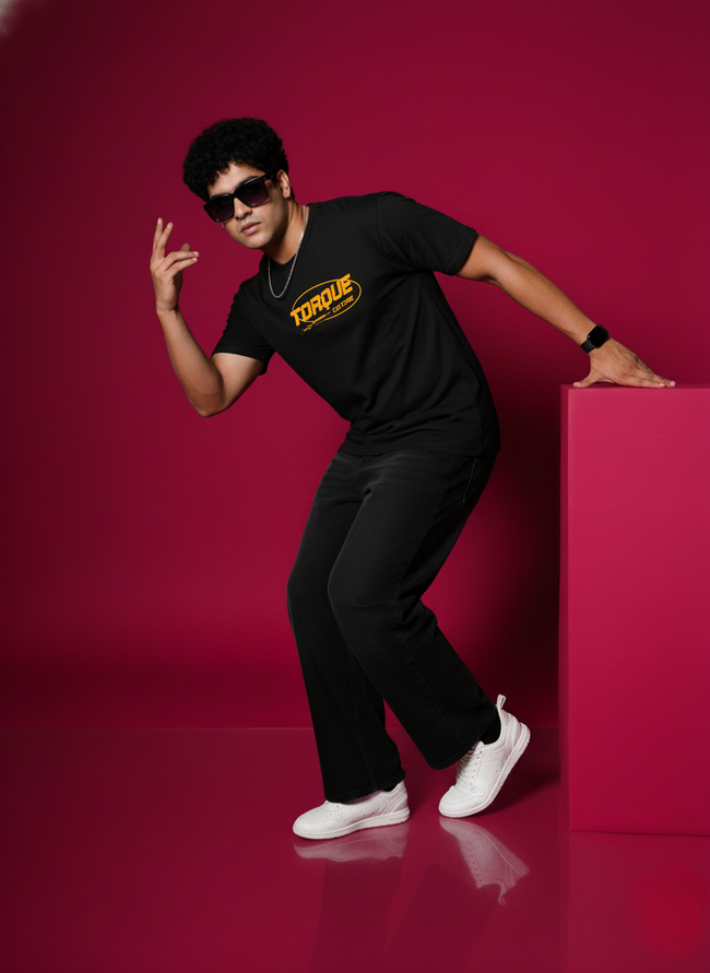 Men Round Neck Cotton T-Shirt