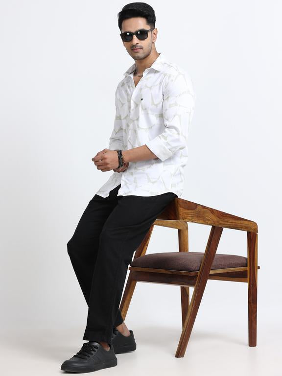 Men Premium Printed Casual Shirt