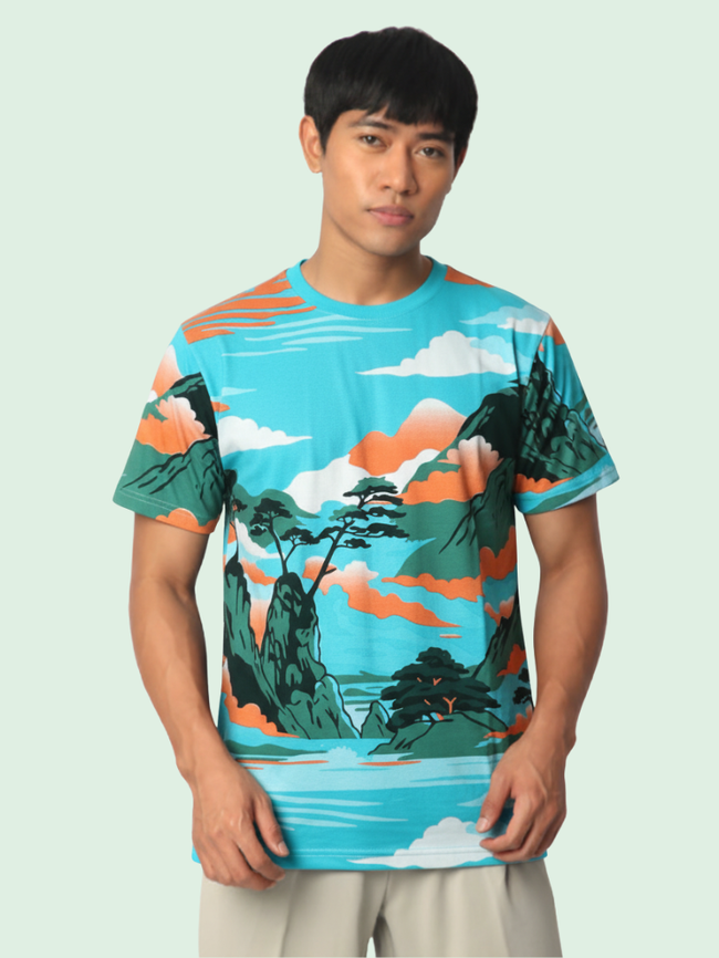 Men All-Over Cotton T-Shirt