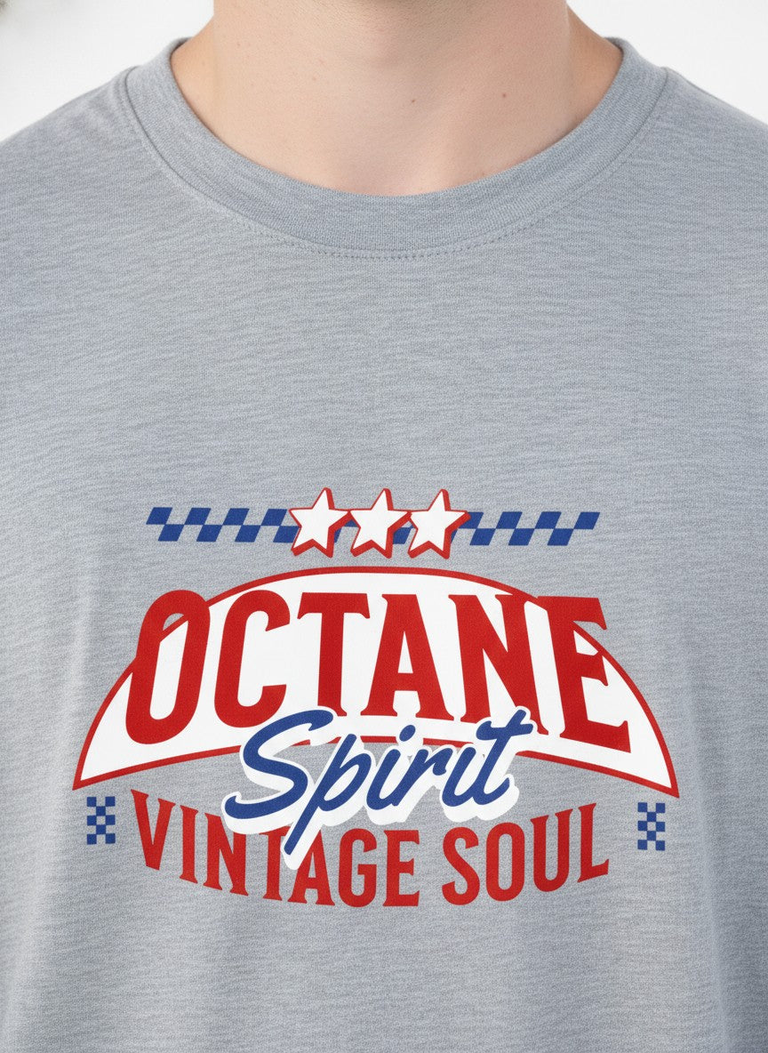 Men Oversized Cotton Printed T-Shirt