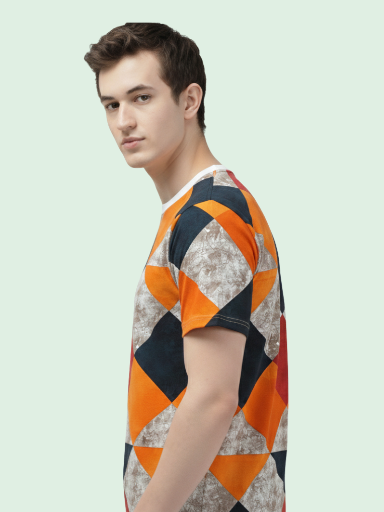 Men All-Over Cotton T-Shirt