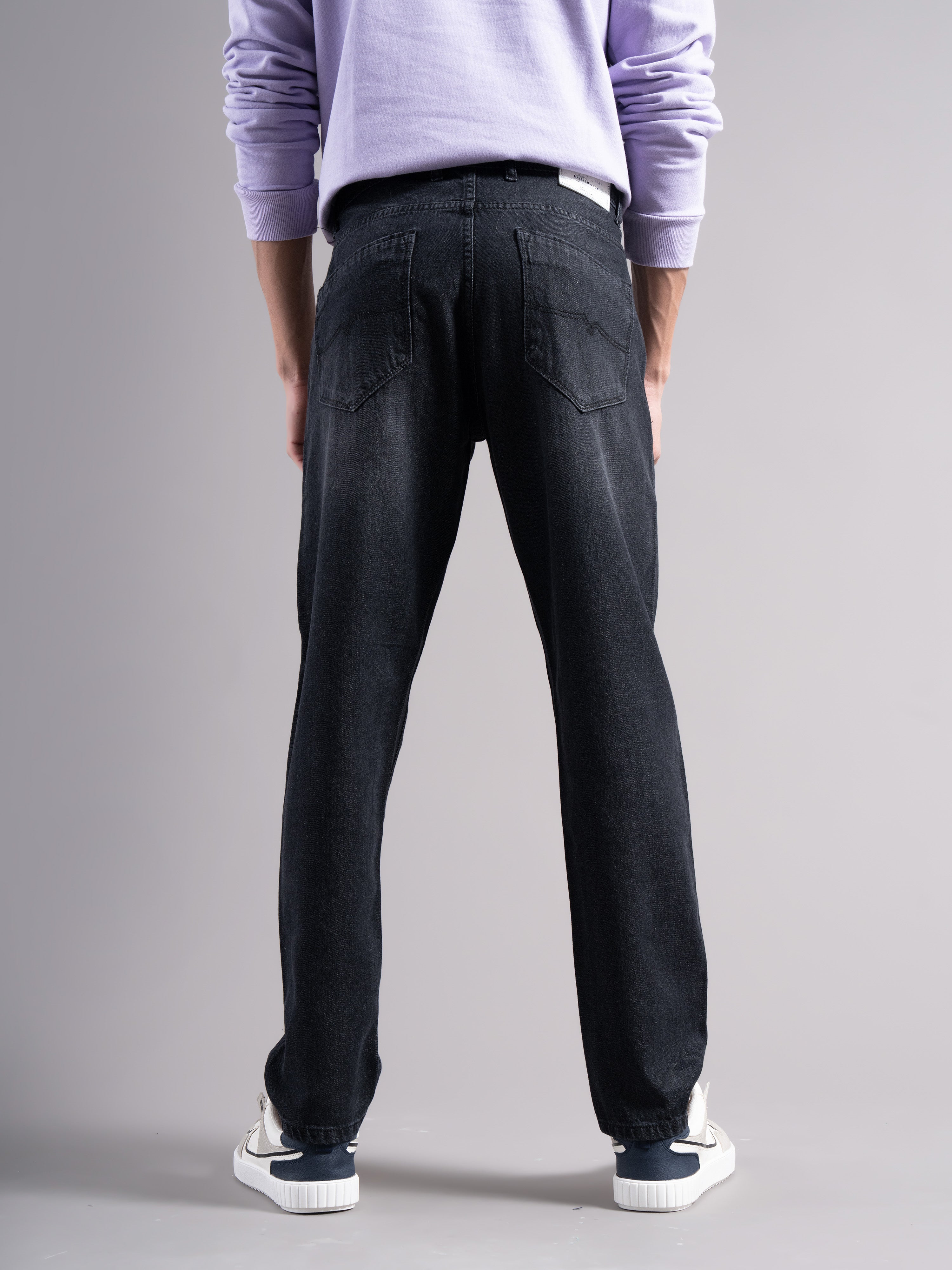 Men Grey Regular Fit Jeans