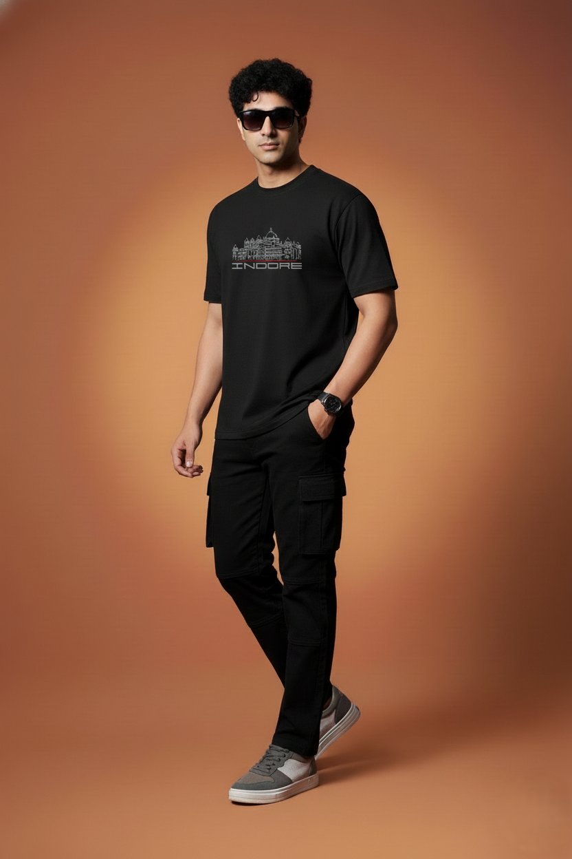 Men Printed Regular Cotton T-Shirt