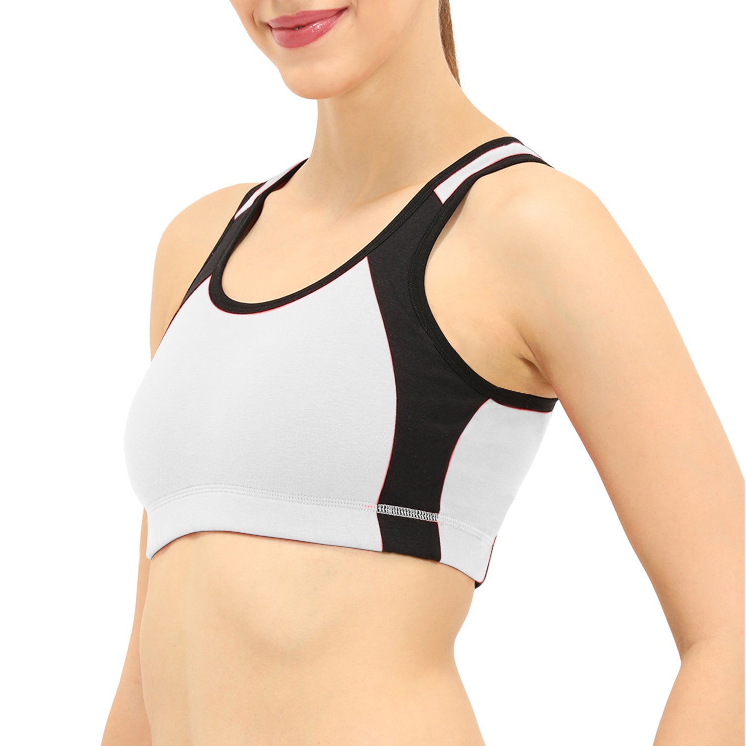 Padded Non-Wired Full Coverage Sports Bra