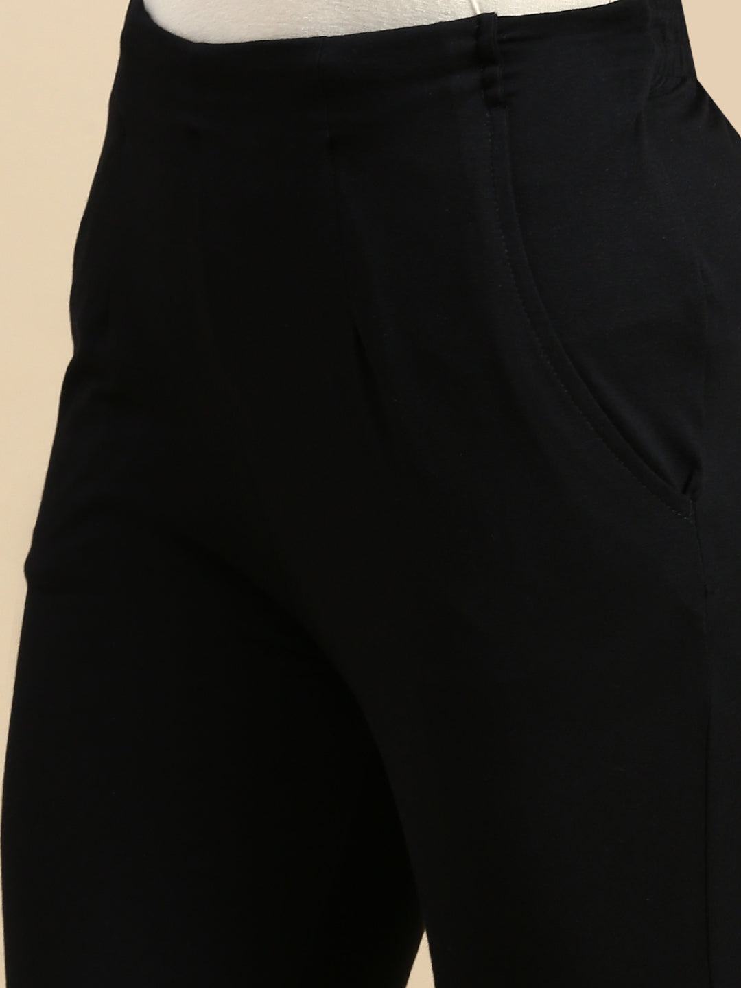 Women Black Casual Pants