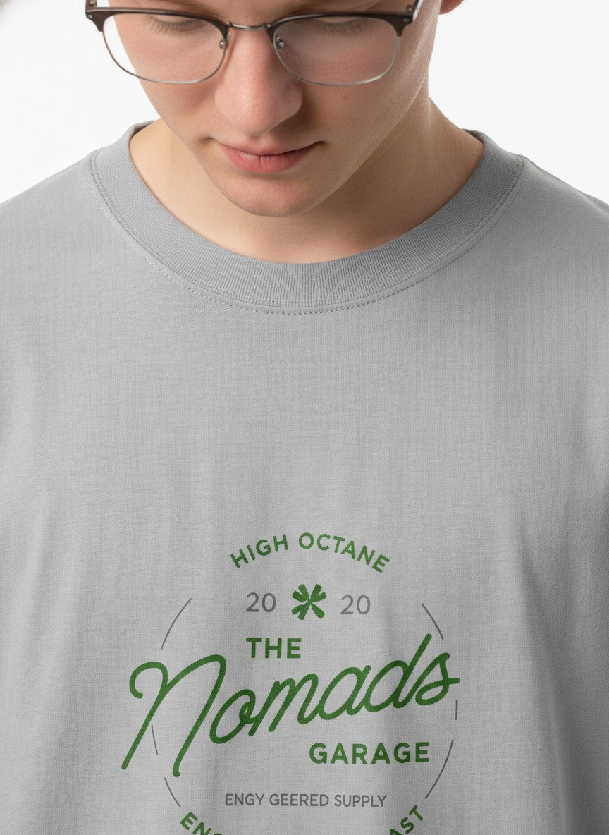Men Oversized Cotton Printed T-Shirt