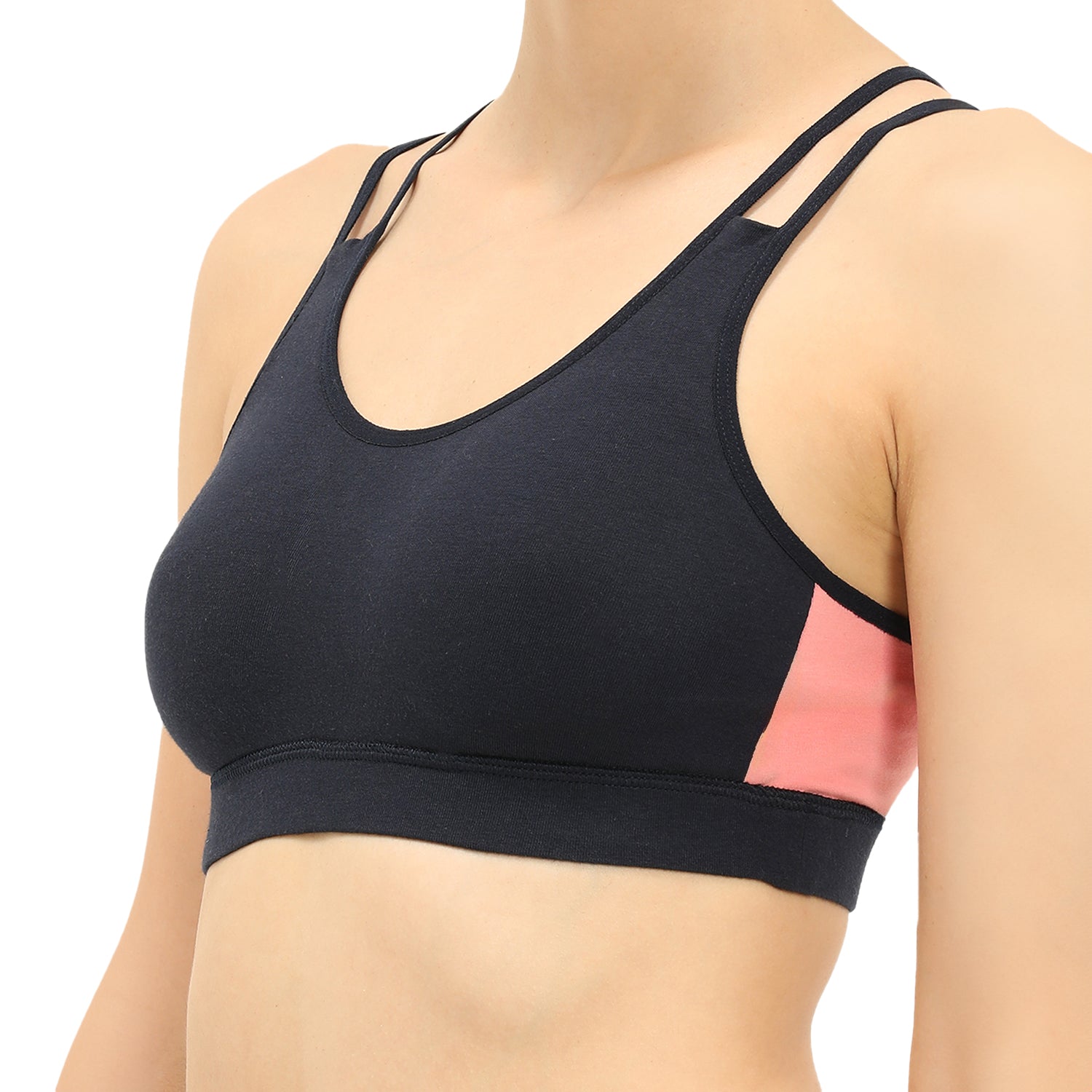 Padded Non-Wired Full Coverage Sports Bra