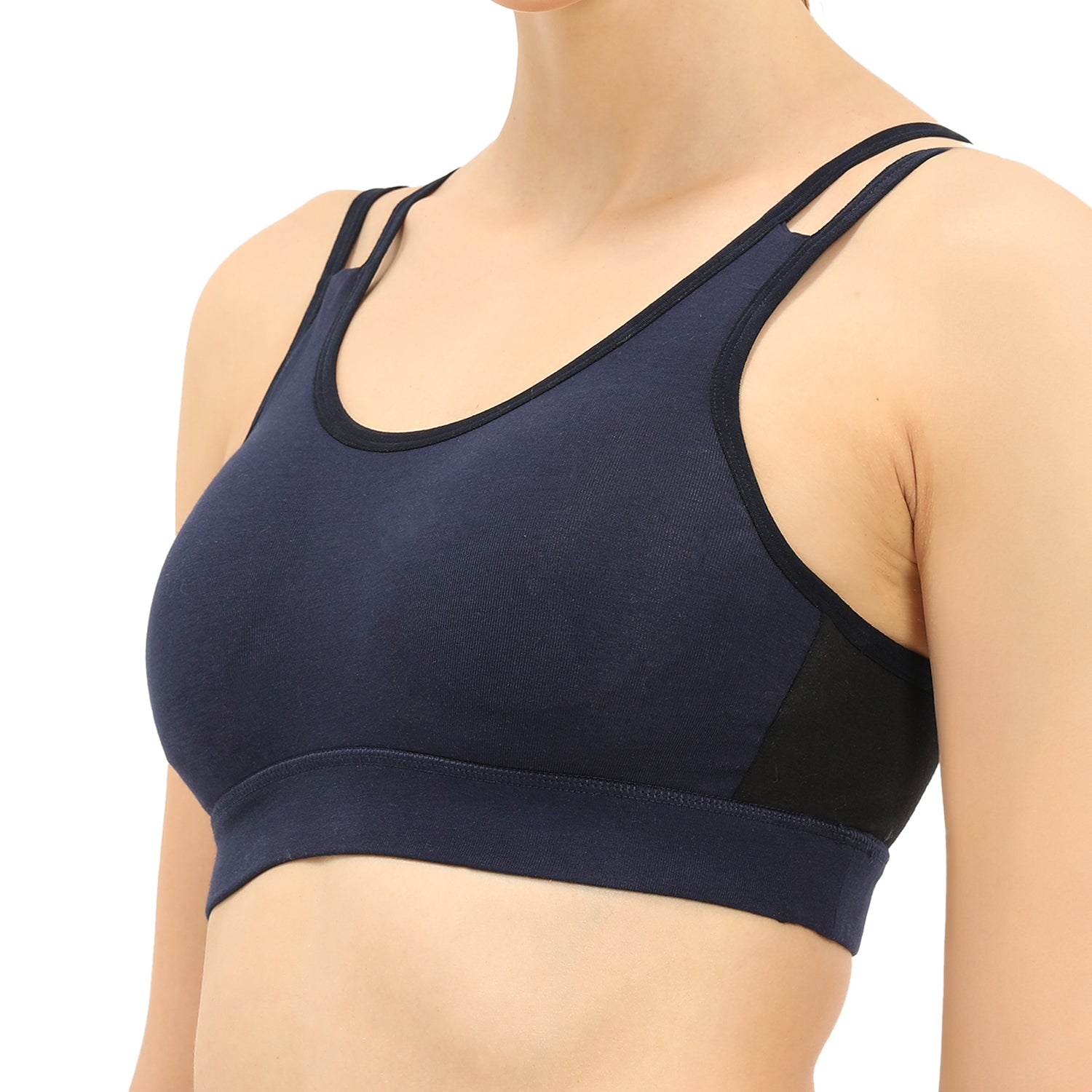Padded Non-Wired Full Coverage Sports Bra