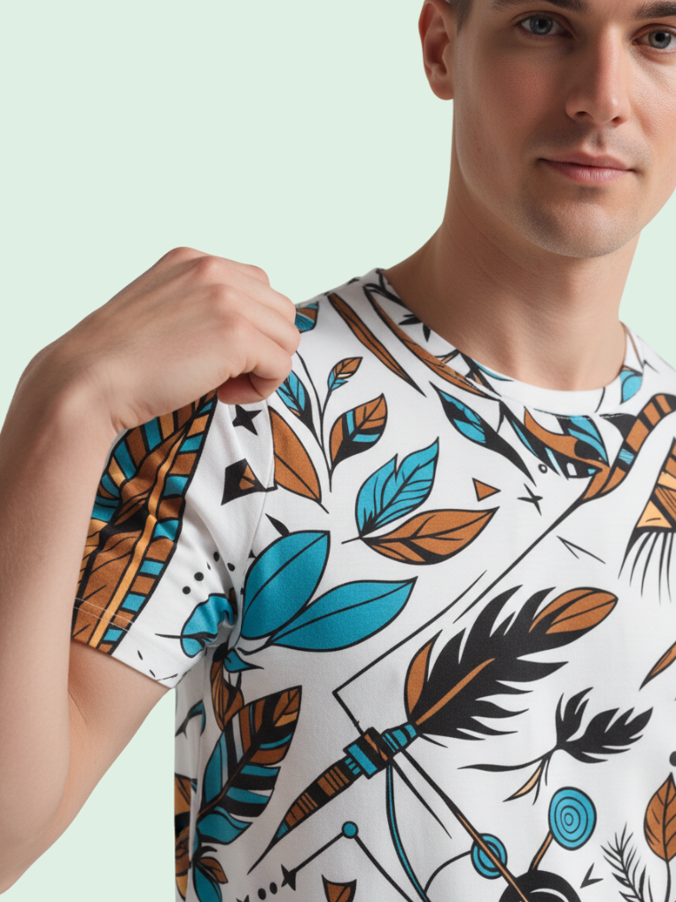 Men All-Over Cotton T-Shirt