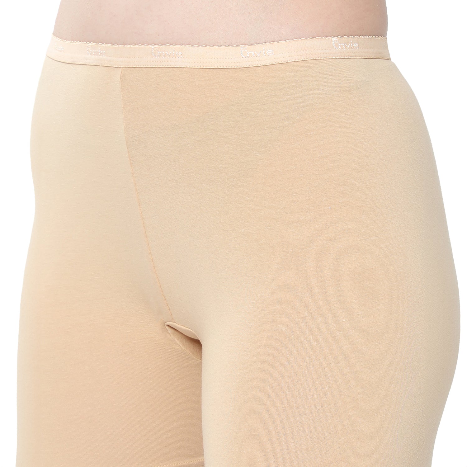 Women Beige Cycling Shorts