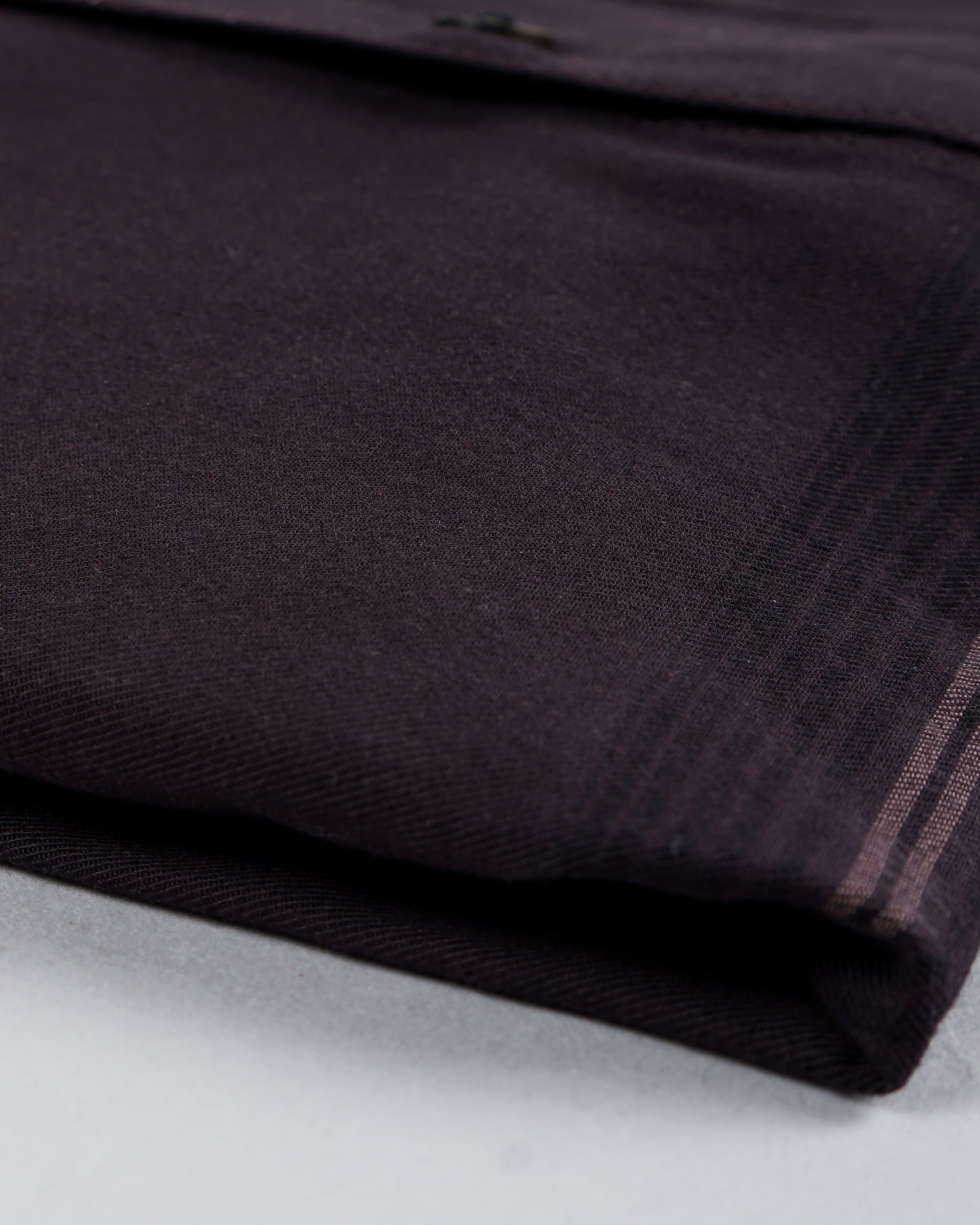 Men Brown Cotton Slim Shirt