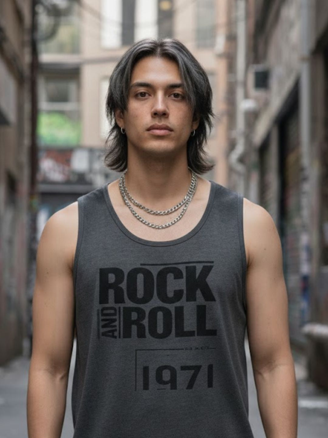 Men Grey Printed T-shirt