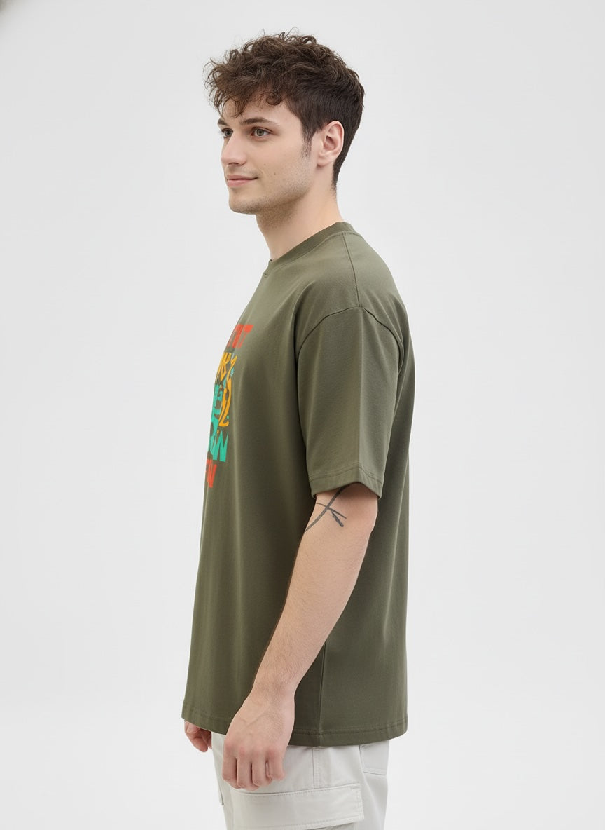 Men Oversized Cotton T-Shirt