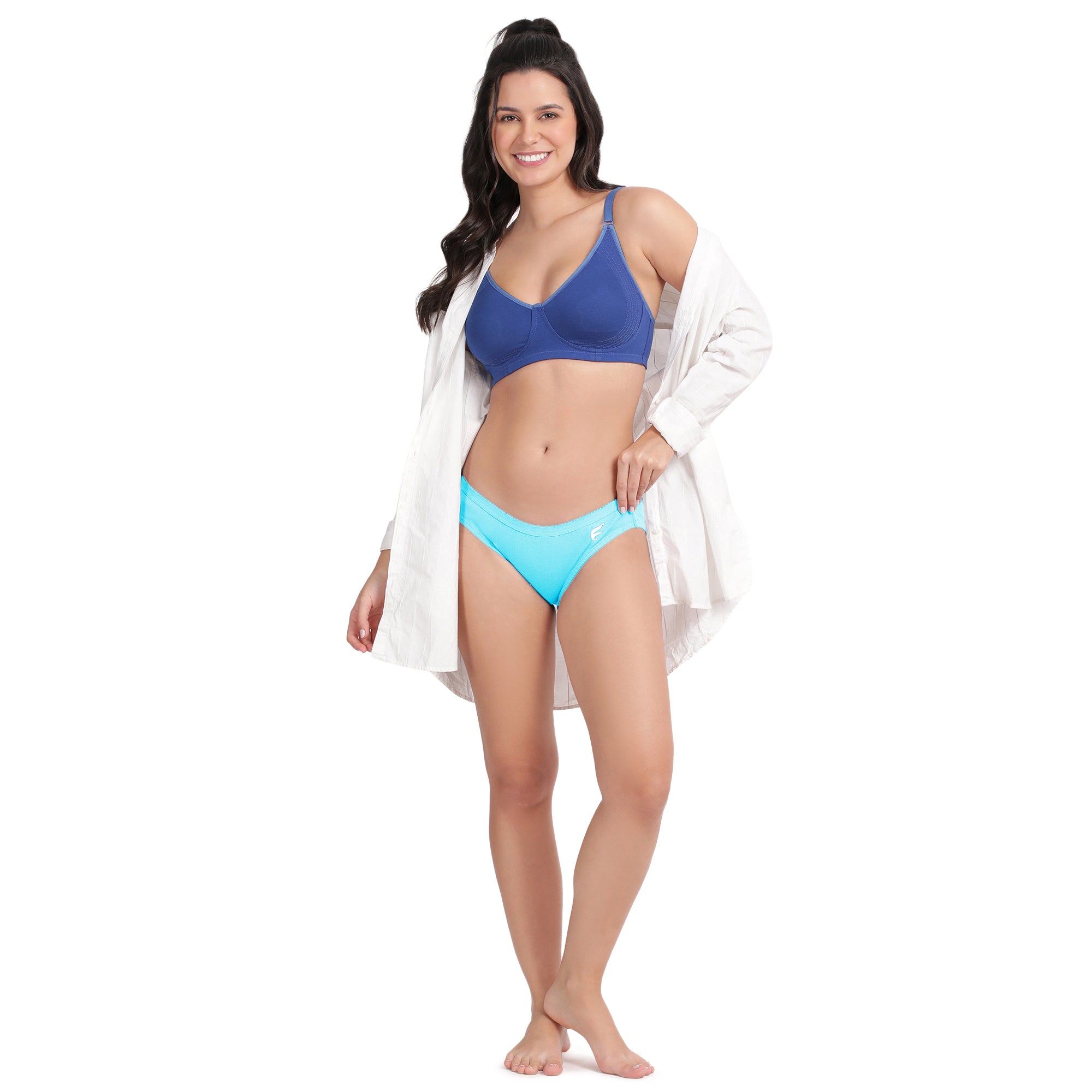 Low Rise Half Coverage Bikini Pack Of 3