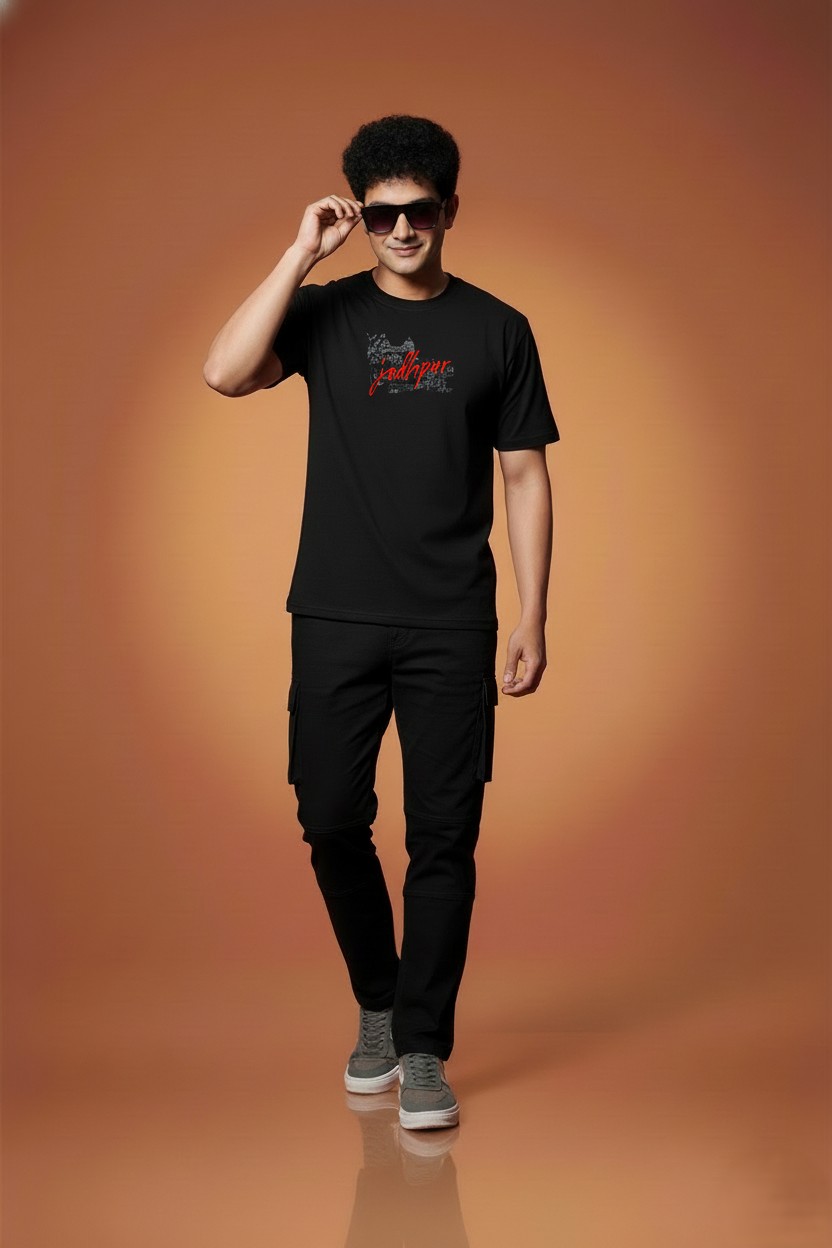 Men Printed Regular Cotton T-Shirt