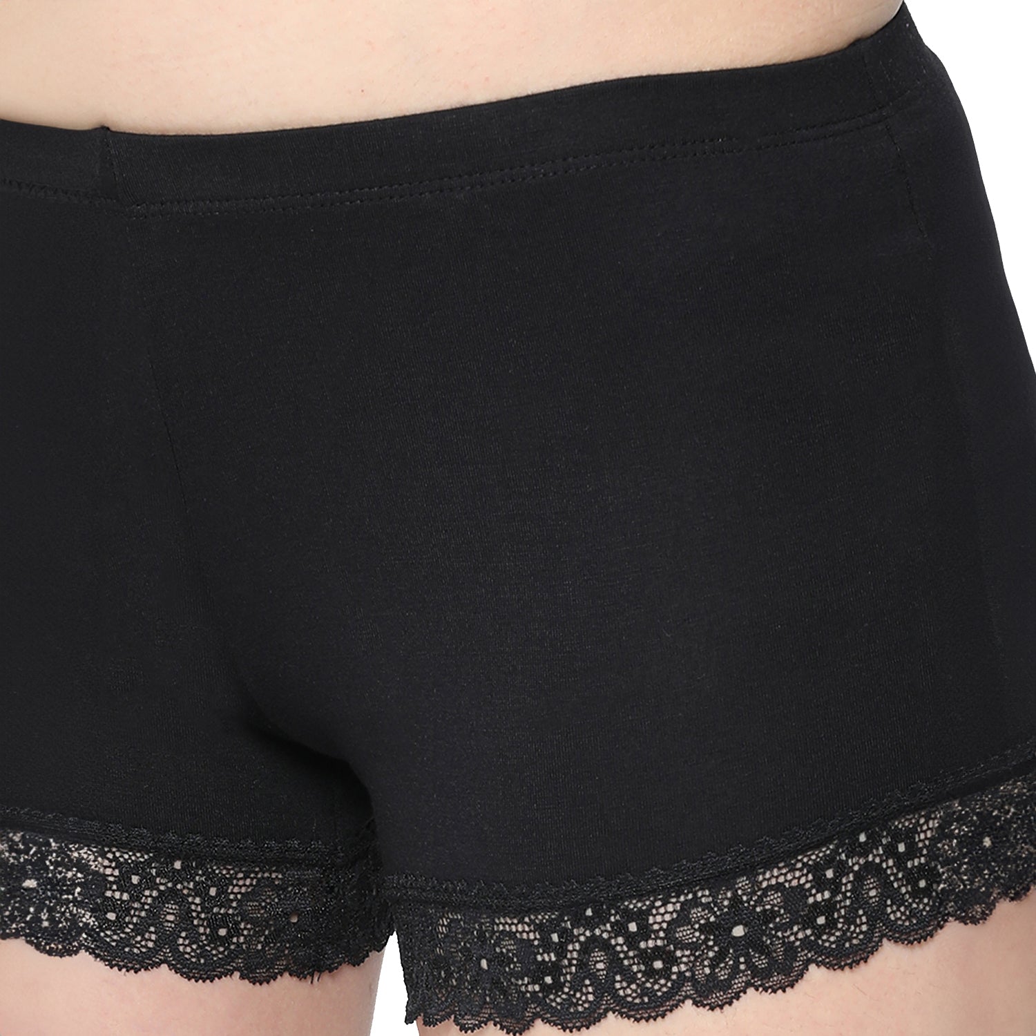 Women Black Ultralight Hot Shorts