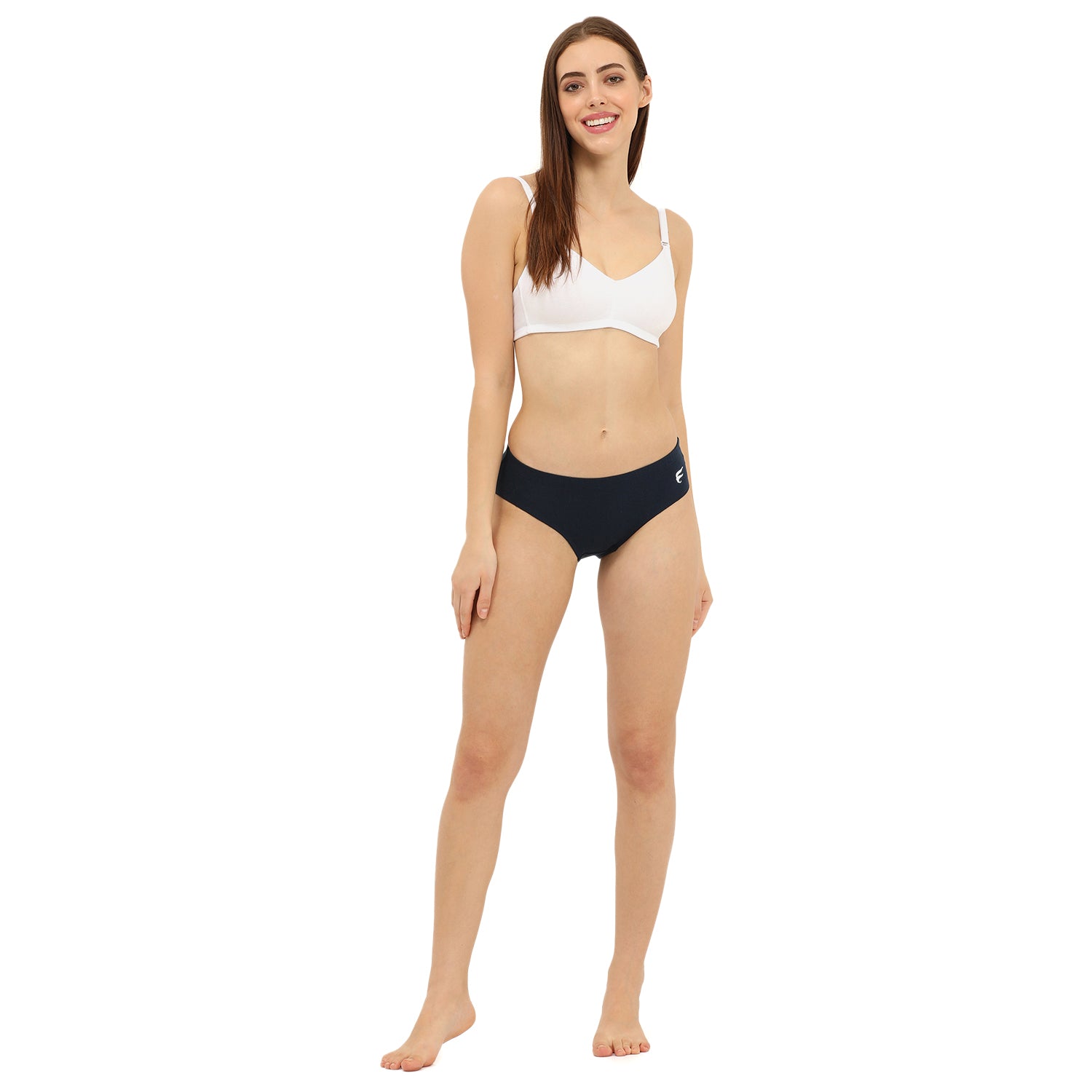 Medium Rise 3/4th Coverage Hipster Panty Pack Of 3