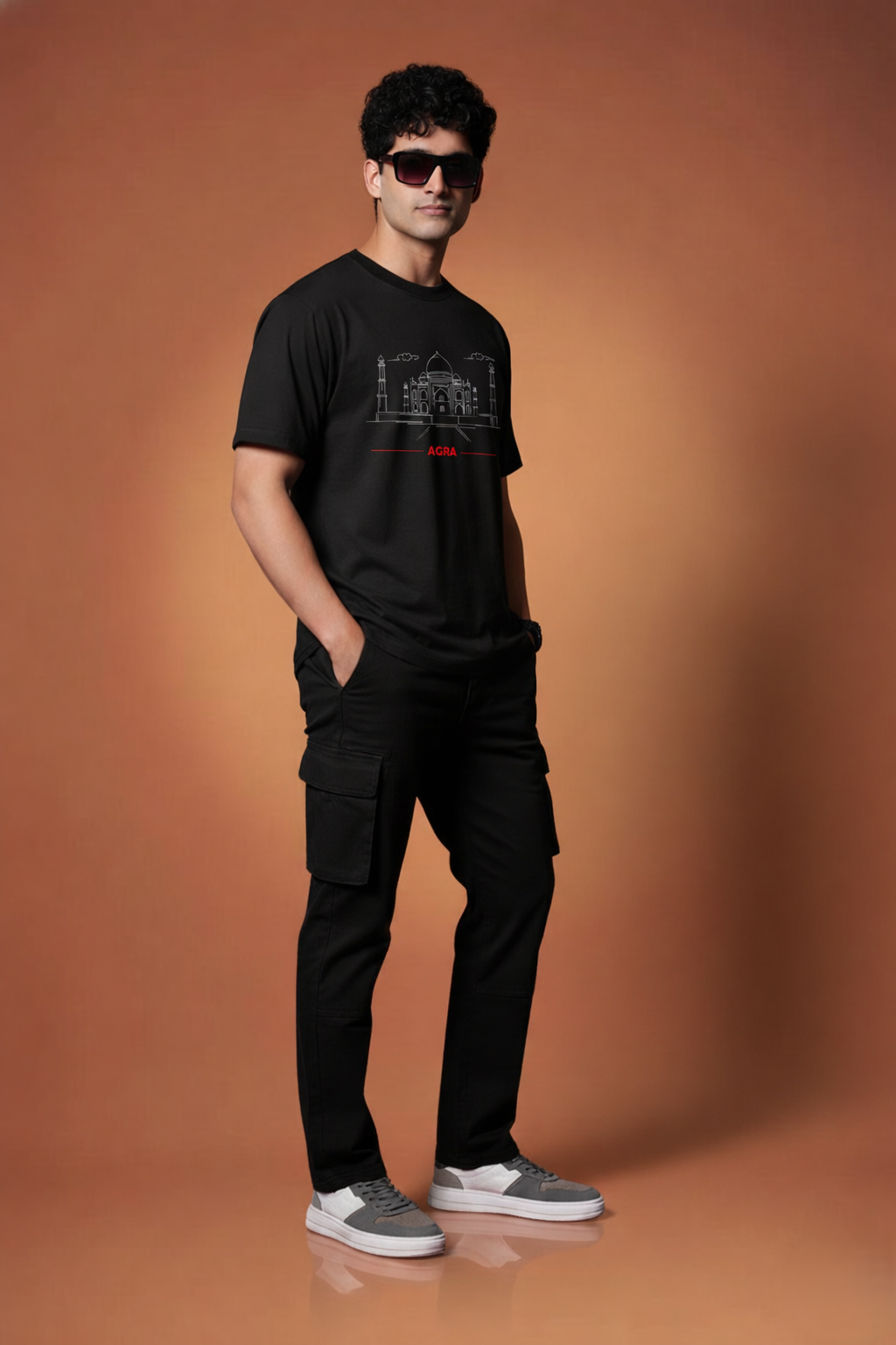 Men Printed Regular Cotton T-Shirt