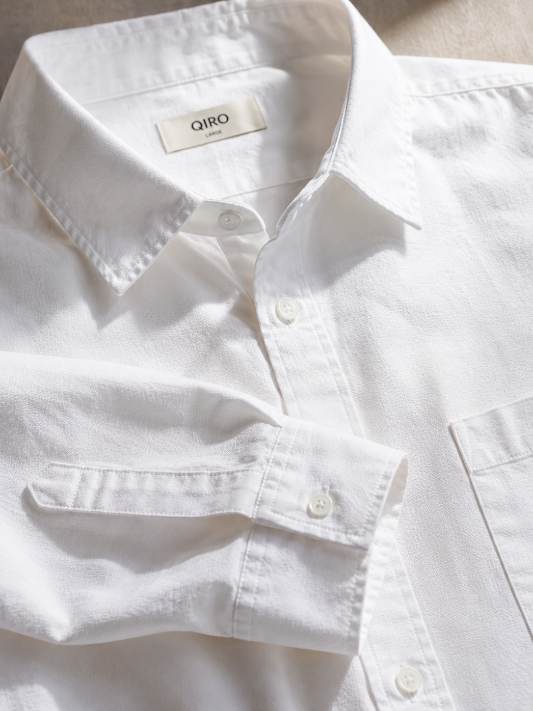 Men White Oxford Button Down Shirt